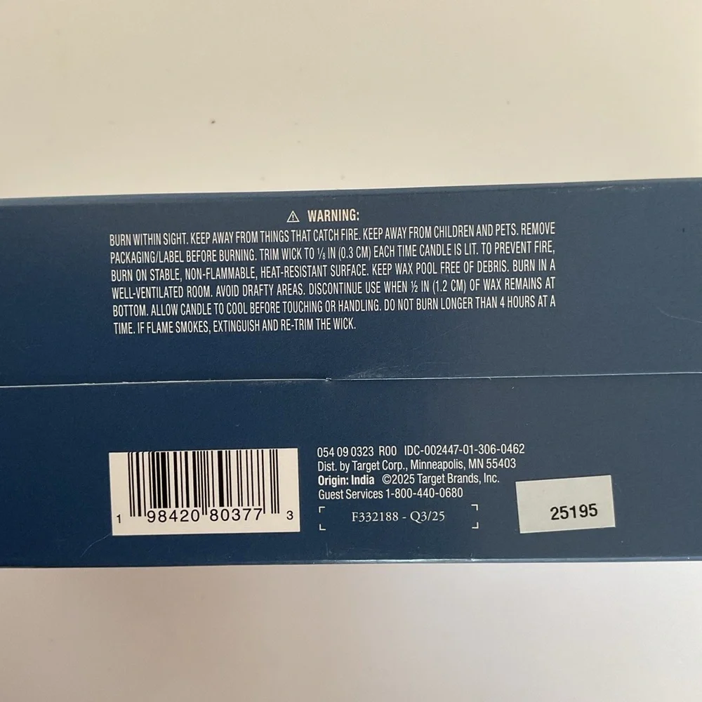 Target Room Essentials Candle Trio NWT